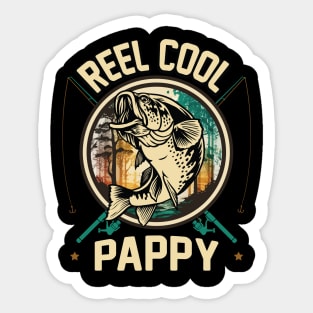 Reel Cool Pappy Fishing Gift Sticker